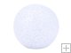 12cm Ball Shaped Color Change LED Holiday Crystal Light