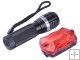 BAILONG CREE Q5 LED 150Lm 3 Mode LED Flashligth Torch+7 Mode Red Llight LED Bicycle Safety Tail Light