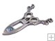 DAMOFENGLANG Outdoor Stainless Steel Slingshot-Gold