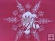 Christmas Gift Colorful LED of Snow Avatar Snowflakes Light