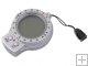 4 in 1 Digital Compass with Clock Thermometer and Stopwatch - Silver