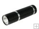 Aluminum High Power 1W LED Mini Flashlight (Black)