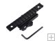 D0038 Aluminum Alloy 21mm Tactical Flashlight Gun Mount Quick disassembly Rail Adaptor
