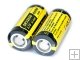 SKY RAY SR32650 6000mAh 3.7V Protected Rechargeable li-ion Battery 2-Pack