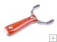 LIEZHANBULUO Outdoor Annatto Wild Wolf Stainless Steel Slingshot