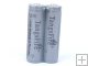 2Pcs TangsFire 14500 900mAh Protected 3.7V Rechareable Li-ion Battery Gray