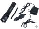 Police 3W LED Rechargeable Flashlight + 2*Charger Set
