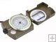 Portable Army Green Color Lensatic Compass prismatic Commpass with Bubble level
