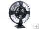 16LED Fan Tent Lamp - Black