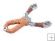LIEZHANBULUO Outdoor Scorpion Stainless Steel Slingshot