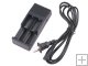 2 x 18650 Li-ion Charger -Black