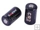 Soshine CR2 1000mAh 3V Protected Rechargeable li-ion Battery 2-Pack