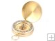 Portable Gold Color Pocket Watch Style Compass