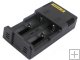 NiteCore Intellicharge i2 Battery Charger For 26650/18650/17670/18490/17500/17335/16340/CR123A/14500/10440 Batteries