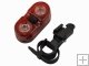 JING YI JY-528 3-Mode 0.5W 2 x Red LED Bicycle Safety Taillights