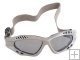Foam Gasket Versatile Goggles Eyeglasses Eyewear with Elastic Headband & Dark Lens - Earthy Frame