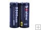 Soshine 26650 3.7V 5500mAh Rechargeable Li-ion Protected Battery (1 Pair)