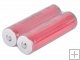 LusteFire 2600mAh 3.7V Rechargeable Li-ion 18650 Battery with PCB Protection(1 Pair)