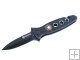 Stainless Steel Knife With Clip, Black ( 399AM )