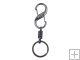 Keychain Carabiner Padlock Snap Hook Keyring Key Chain
