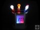Ellipsoidal Colorful Light Calendar Penholder (for Christmas gifts)