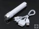 Pocket Emergency Battery Charger with LED Flashlight for iPod iPhone