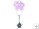 Compass Pentagram Shape Keychain