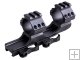 LD 3003 2*25/30mm Quick disassembly Ring Telescopic Sights Quick Release Mount （Long）