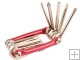 A03 10 in 1 Colorful Multi-Function Stainless Steel Folding Bicycle Repairing Tool Kit