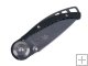 Steel Folding Pocket Knife with Clip(736)