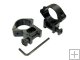 aluminum 30mm Ring Double Mounts + guide-track(16#)