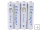BTY 900mAh Ni-MH 1.2 V Rechargeable AAA Batteries - 4 Pcs
