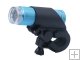 F2-012 Mini 9 LED Flashlight with Bike Mount