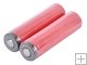3.7v 2600mAh 18650 Li-ion Battery with PCB Protection (1 Pair)