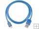 V8 Radium Rays 1.5M 3.5mm USB Charge Sync Cable For Samsung Galaxy S2/S3/S4 and HTC Smart Phone