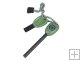 Wilderness Survival Fire Sparkle + Blade Cutter Tool with Compass