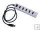 7 Ports High Speed USB 2.0 Hub with Switch