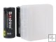 White 2 x 26650 Battery Plastic Case Holder Storage Box