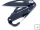 Designer's Stainless Steel Manual-Release Folding Pocket Knife with Clip GB4-612