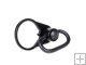 Heavy Duty Aluminum Alloy Rifle Sling Swivel Clasp Tactical Accessories Hunting Gun Sling Buckle