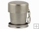 Stainless Steel Folding Travel Cup - Silver