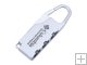 3-Digit Combination Padlock Lock Resettable Password Security Safety - Silver