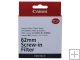 62mm UV Glass Filter for 550D 500D T2i XSi XS for 77mm for Canon Camera