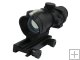Tactical Fiber Optical Green Dot Sight Scope with Adjustable Gun Mount