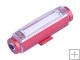 USB Rechargeable Carbon Light 100LM 3 Mode High Brightness USB Rechargeable Bike Light (Red-light)