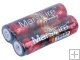 MarsFire 18650 3.7V 2600mAh Rechargeable Protected Battery 2-Pack