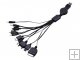 Multifunction scalable data line (10 charging cable connector: APP-1/LG-1/MOT-1/MOT-2/NOK-1/NOK-2/PSP-1/SAMS-1/SAMS-2/SOER-1