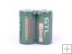 GTL LR123A 3.6V 2000mAh Rechargeable Li-ion Battery (Green) 2-Pack