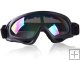 Military UV 400 Desert Cavalry Style Goggles Glasses with Multi-color Lens