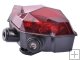 HONG HAO H-01 500mW Wavelength 625nm 2*AAA Intelligent induction wireless Brake Taillight